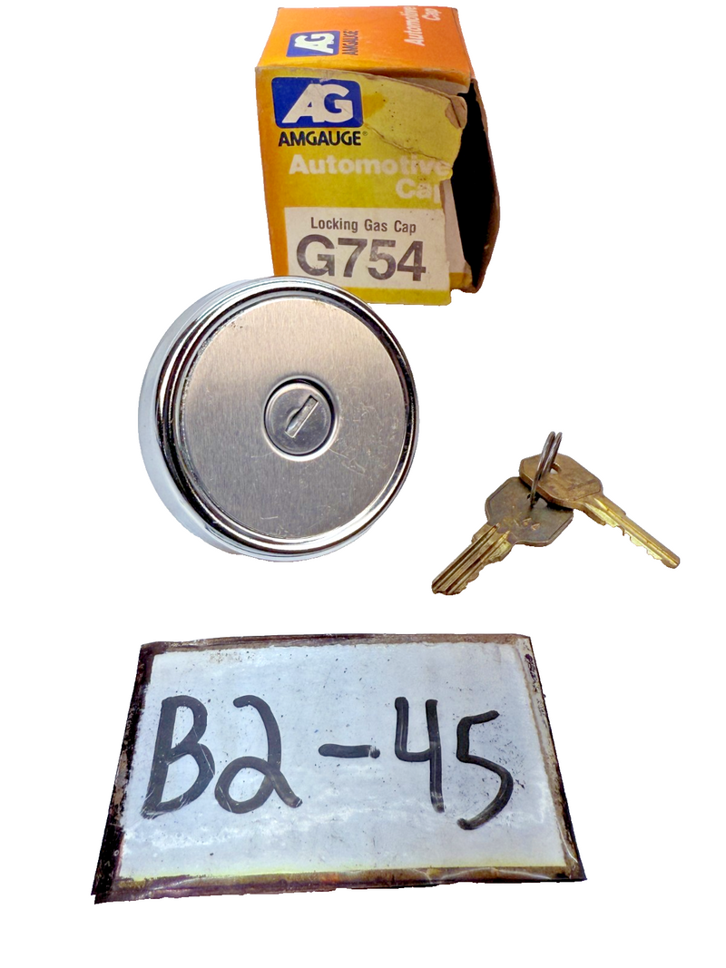 NOS AMGauge  Locking Gas Cap | G-754 | AMC Javelin AMX Rebel Matador Keys B2-45