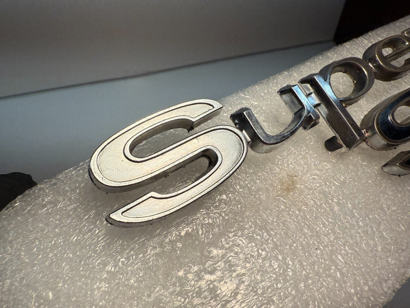 Genuine GM 1967 Chevelle 396 SUPER SPORT SS Quarter Panel Emblem B32-37