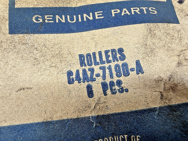 NOS 1964 - 1969 FORD TRANSMISSION ROLLERS 6 PCS C4AZ-7190-A C76-164