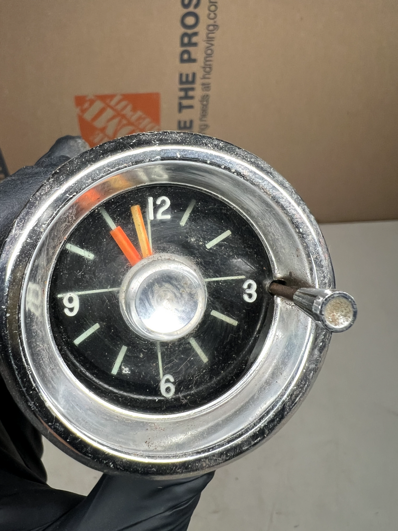 OEM 1962 Chevrolet Impala Bel Air Biscayne Chrome Clock Gauge Cluster 62 B21-2