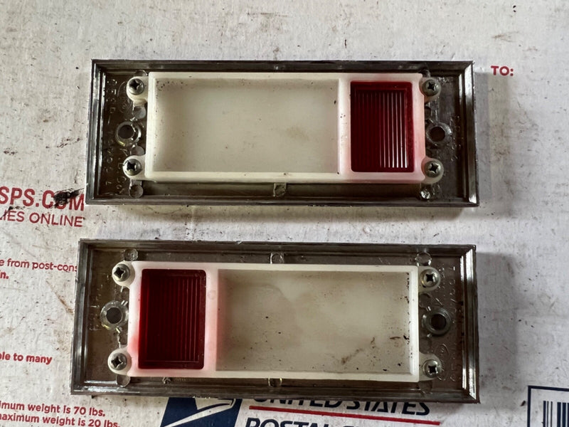 OEM *PAIR* 1965 1966 FORD THUNDERBIRD FORD#C5SB-13739-A DOOR PANEL LIGHT BEZEL 2