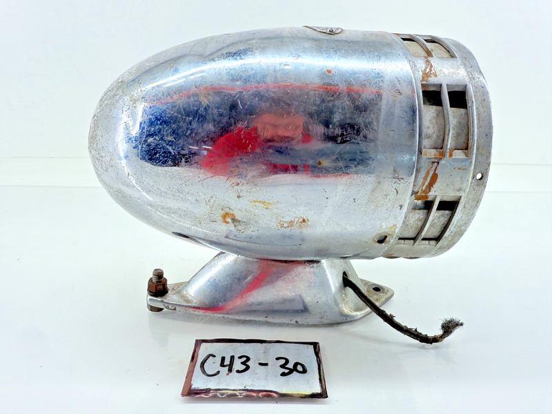 Vintage 1930's 1940's 1950's Federal Siren Fire Police 6V Model WL W-5052 C43-30