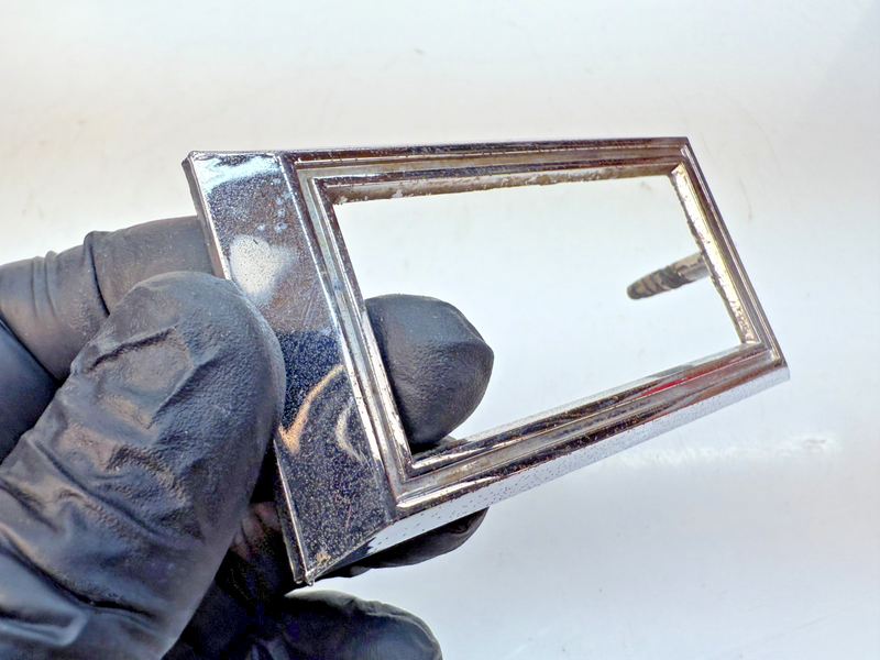 OEM 1968 CAMARO NOVA SS CORVETTE GM CHROME SIDE MARKER LIGHT BEZEL 3927459  E5-8