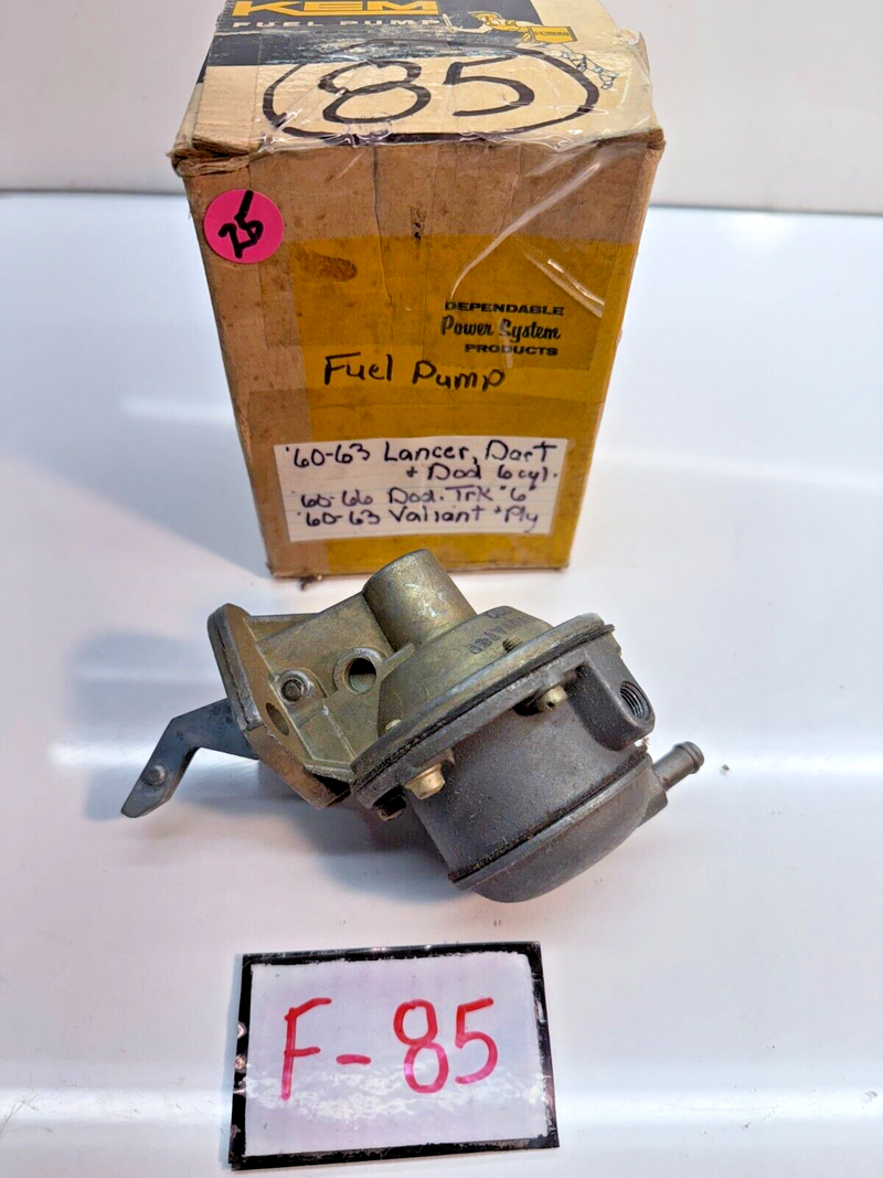 NORS Fuel Pump 1960 Dodge Plymouth 6 Cylinder Truck Dart Valiant 4880 F-85