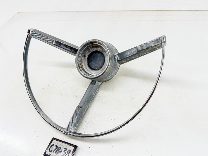 OEM 1963 1964 FORD GALAXIE STEERING WHEEL HORN RING C3AA-13A800 C78-38