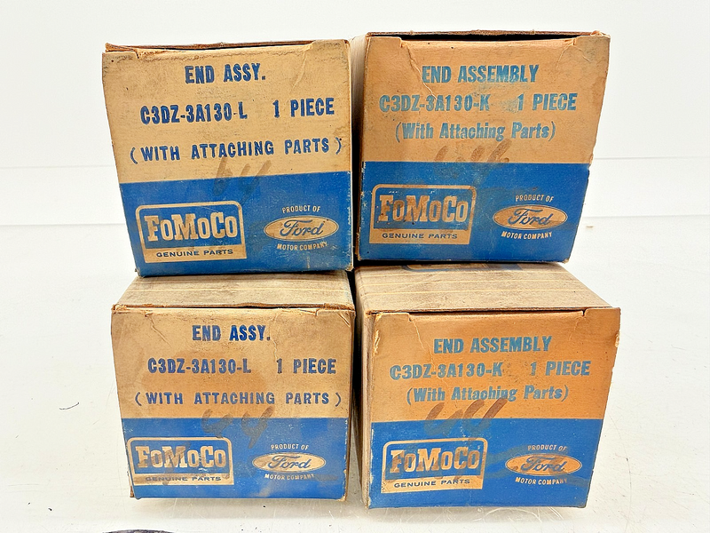 (4) NOS 1961 - 1966 FORD Falcon Comet Set Tie Rod Ends C3DZ 3A130L 3A130K C61-36