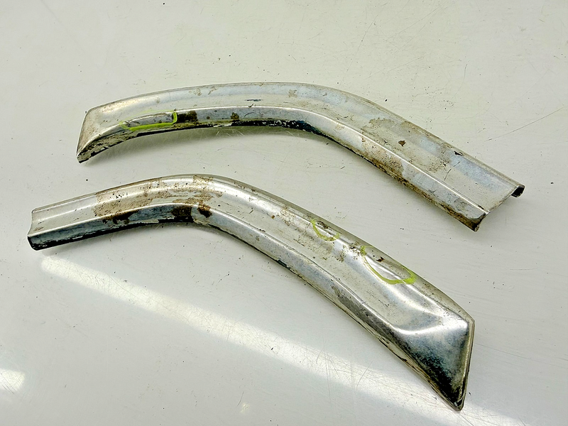 1965 Mercury Comet 202 404 PAIR Rear Quarter Extension Body Trim Moulding C60-48