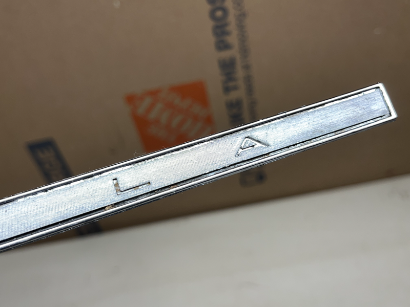 1965 Chevy Impala Glove Box Door Emblem OEM Nameplate Trim 3859551 65 B37-11