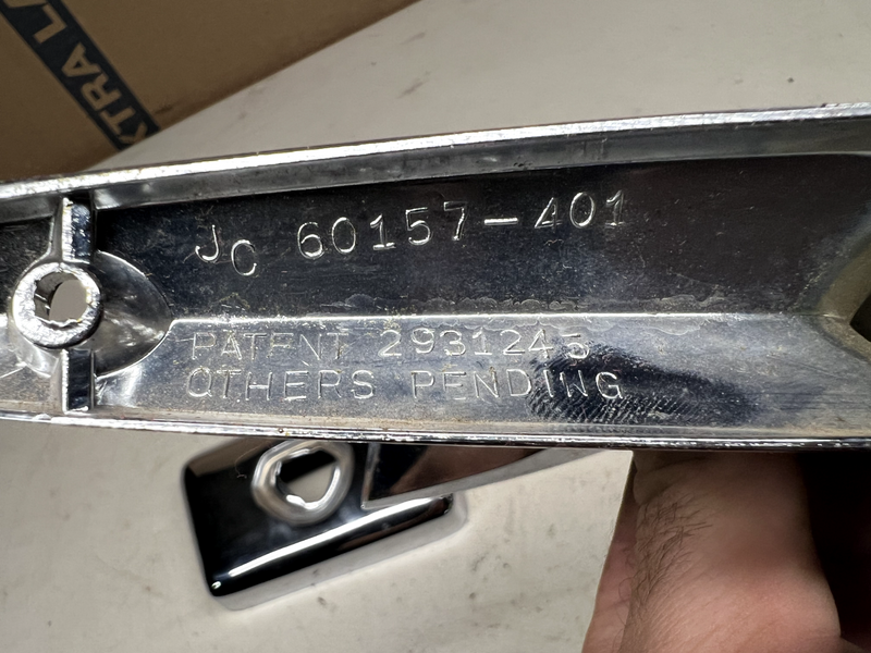 NOS THUNDERBIRD FORD MIRROR LH DRIVER HOUSING OEM 1963-1964 63-64 U1C-B10