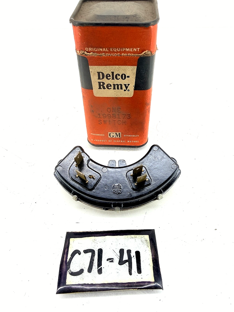 NOS 1957 Chevrolet Neutral Safety & Back Up Light Switch GM 1998173 C71-41