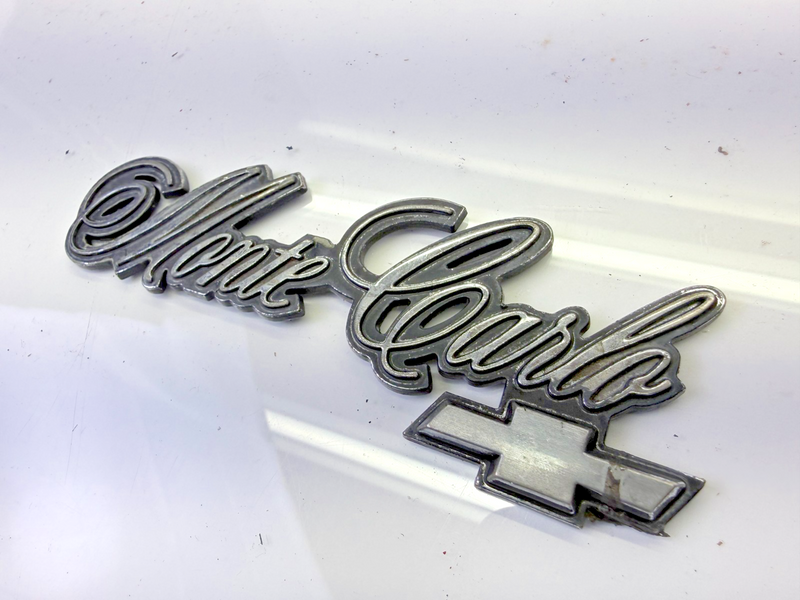 OEM 1978 - 1988 Chevrolet Monte Carlo Trunk Lid EMBLEM E8-101