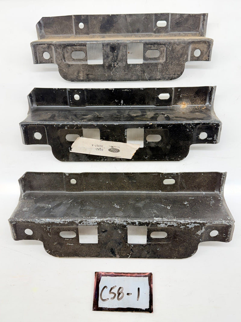 (1) NOS 1969 - 1972 Ford Galaxie 500 LTD Hood Latch Support D2AZ-16707-A C58-1