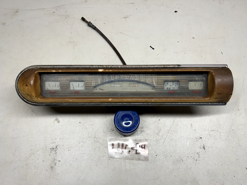 Original 41 1941 Mercury Waltham Watch Vintage Speedometer Gauge Cluster U1C-B9