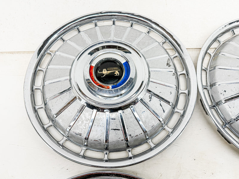 1961 1962 1963 Ford Thunderbird Fairlane Galaxie Sunliner Hubcaps 14" U5B-124