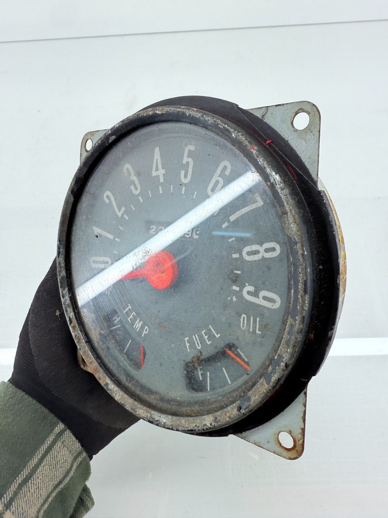 OEM 1950s 1960s Willys Jeep CJ5 CJ6 Speedometer Gauges Cluster CJ 90mph C36-1