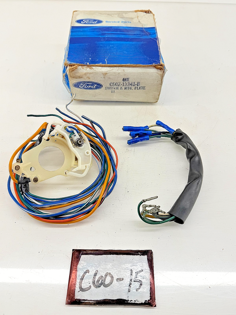 1965 Fairlane 500 Falcon Ranchero 1966 - 1970 Bronco TURN SIGNAL SWITCH C60-15