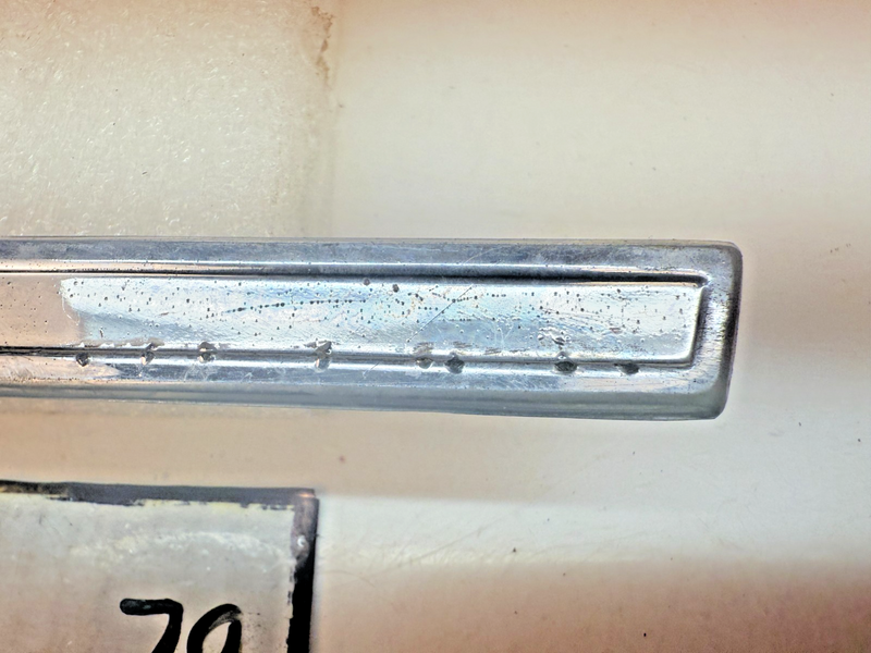 OEM 1960 Chevrolet Impala #4 Right Front Fender Chrome Molding Trim Louver E6-79