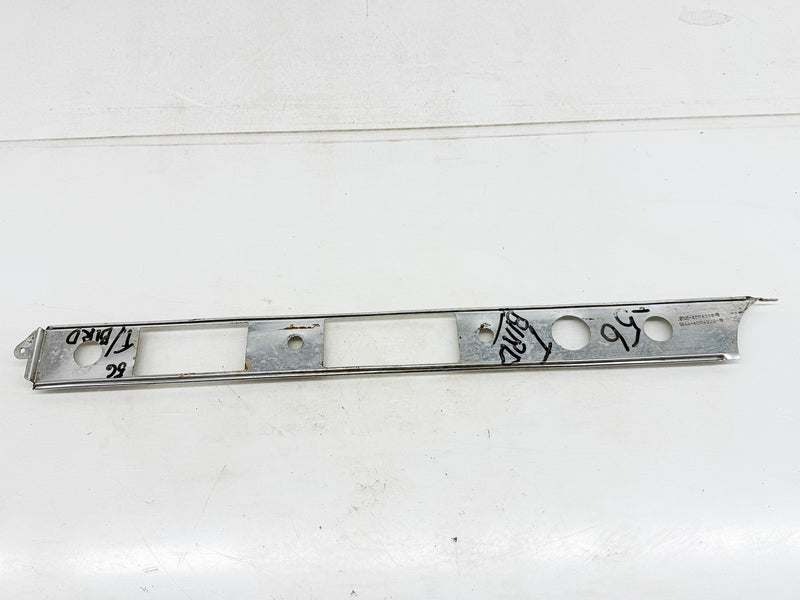OEM 1955 1956 1957 THUNDERBIRD ENGINE TURNED ALUMINUM CENTER DASH TRIM B62-54