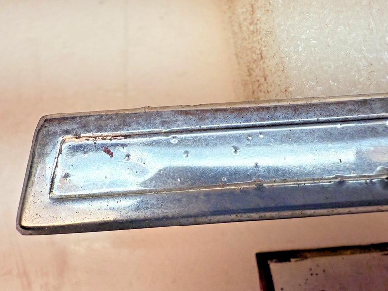 OEM 1960 Chevrolet Impala #6 Right Front Fender Chrome Molding Trim Louver E6-86