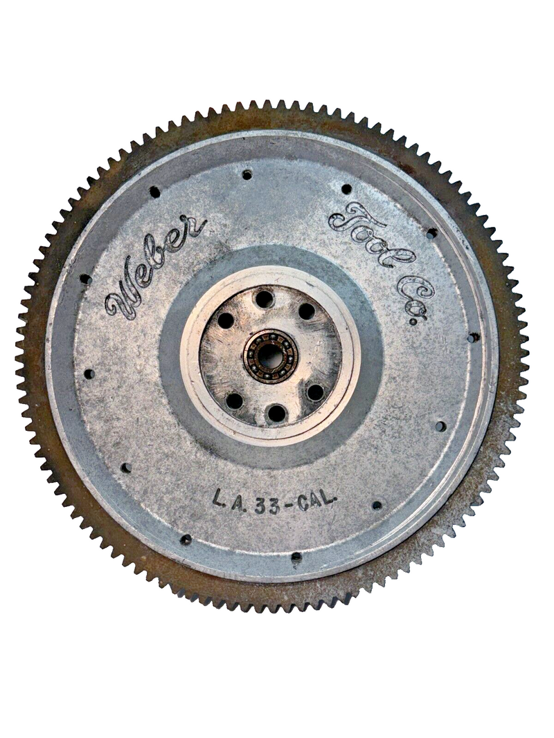 1932-53 Ford Mercury Flathead Vintage Weber Aluminum Racing Flywheel SCTA TROG