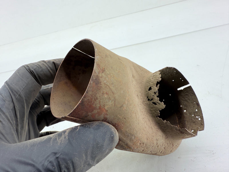 OEM Willys Jeep MB CJ2A Ford GPW Carburetor Intake Horn Snorkel "F " STAMP C3913