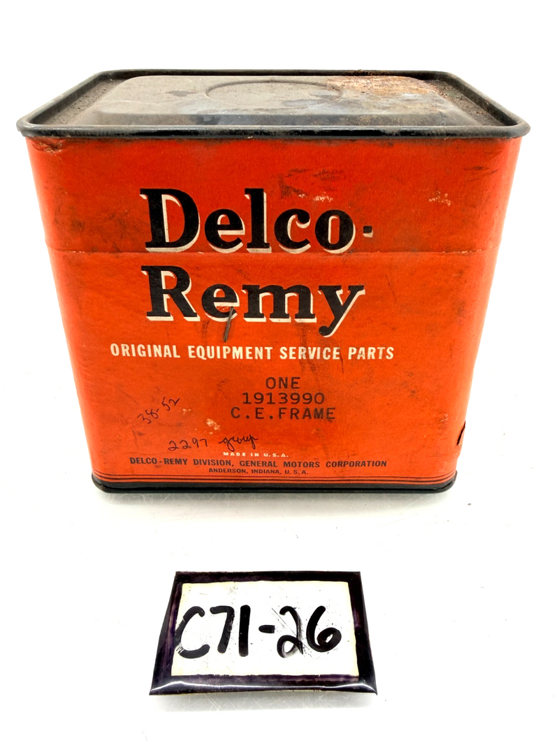NOS 1938 - 1952 Chevy Caddy Pontiac Delco 6V Generator Rear Frame GM 1913990