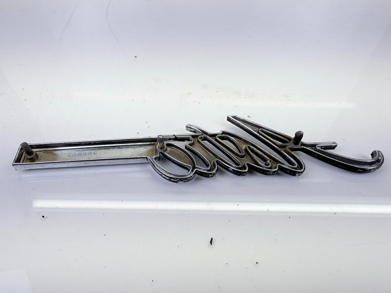 OEM 1974 - 1977 PONTIAC ASTRE FENDER EMBLEM SCRIPT 738996 E8-114