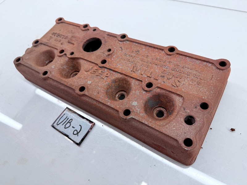 OEM Jeep Willys CJ2A CJ3A L-134 Cylinder Head MB? GPW? L134 800876 W4 WWII U1B-2