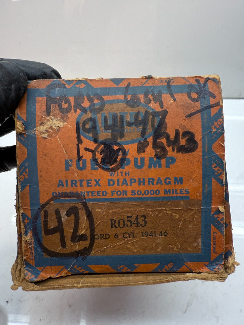 NORS AC 1941 - 1947 Ford 6 Cylinder 543 FUEL PUMP 41 42 43 44 45 46 47 F-42
