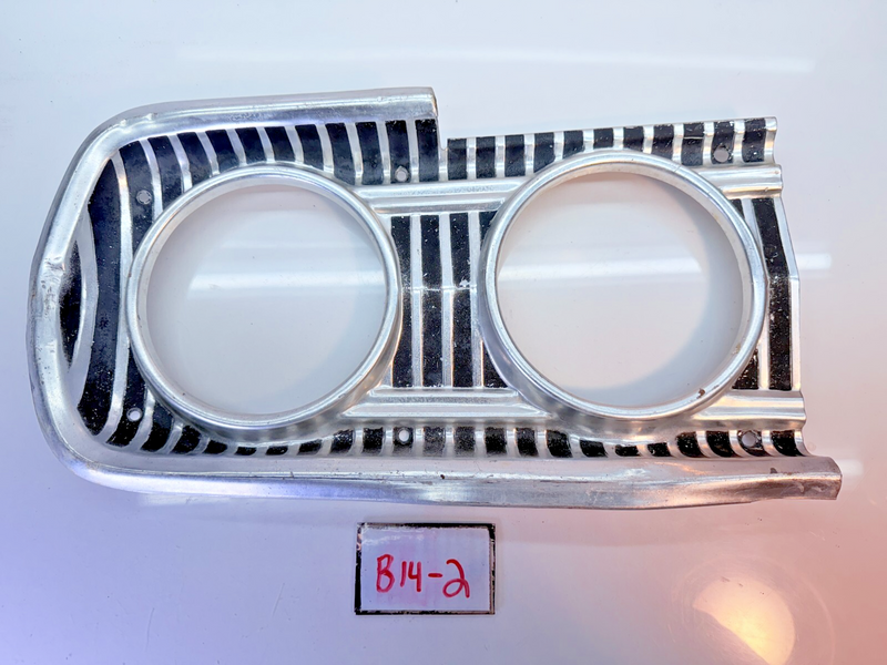 OEM 1965 Dodge Coronet 500 Deluxe 440 RH Headlight Bezel Molding R/T B14-2