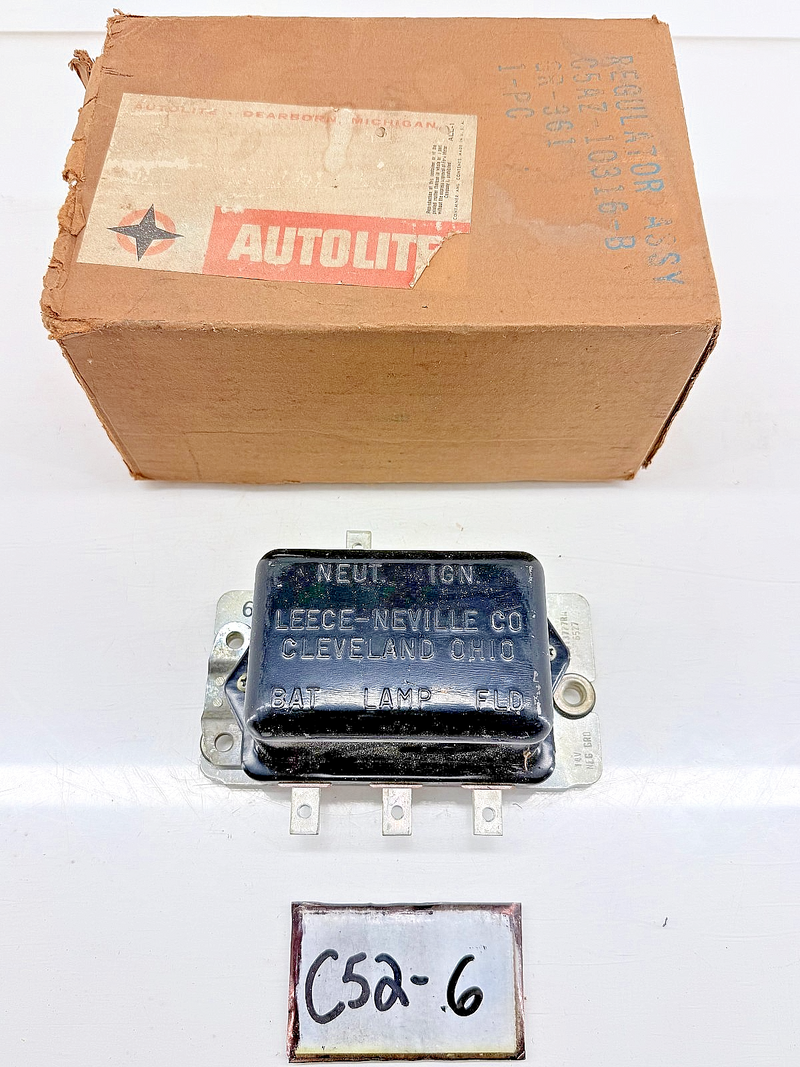 NOS 1965 Custom Galaxie LTD Monterey Fairlane Comet ALTERNATOR VOLTAGE REGULATOR
