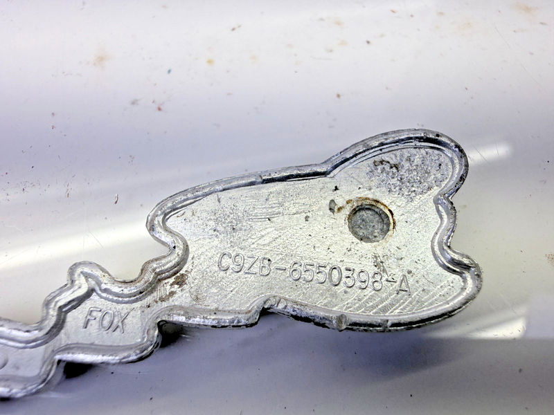 OEM 1969 1970 Mustang Grande Coupe ROOF REAR SIDE “GRANDE” EMBLEM E8-97