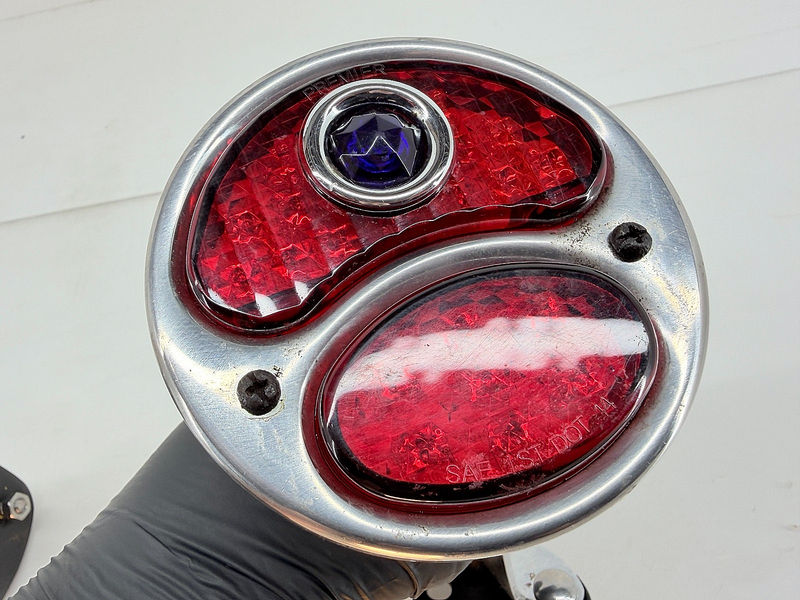 Vintage Duo Lamp Ford Rear Tail Lights Blue Dot Model A 30's Pick Up Rat Rod C69