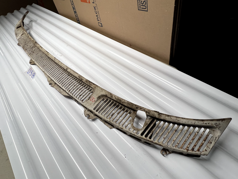 OEM 1960 Chevy Impala Windshield Wiper Cowl Vent Grill Panel Belair U5B-8