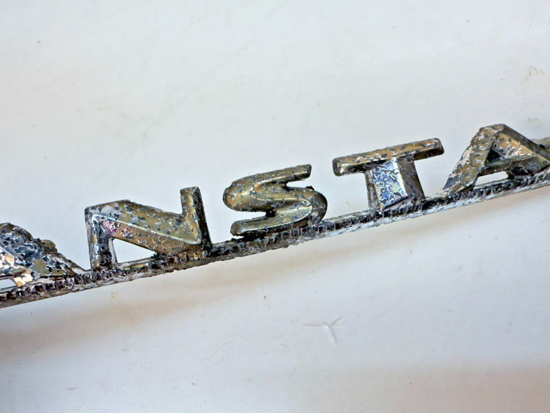 Vintage OEM Studebaker Transtar Door Emblems 1956 - 1964 TRANSTAR PICKUP E8-14
