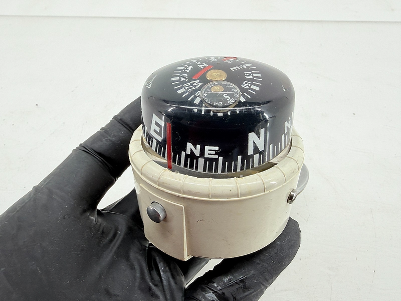 RARE Vintage 1959 Taylor NAVIGATOR Compass Self-Illuminated Hot Rat Rod C37-56
