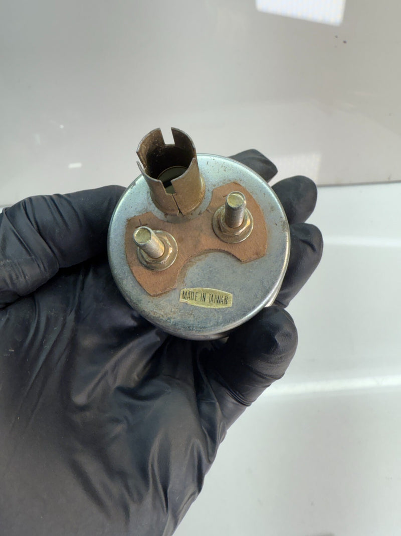 Vintage Amperes Amps Gauge Early Window Style Back Lit B8-2