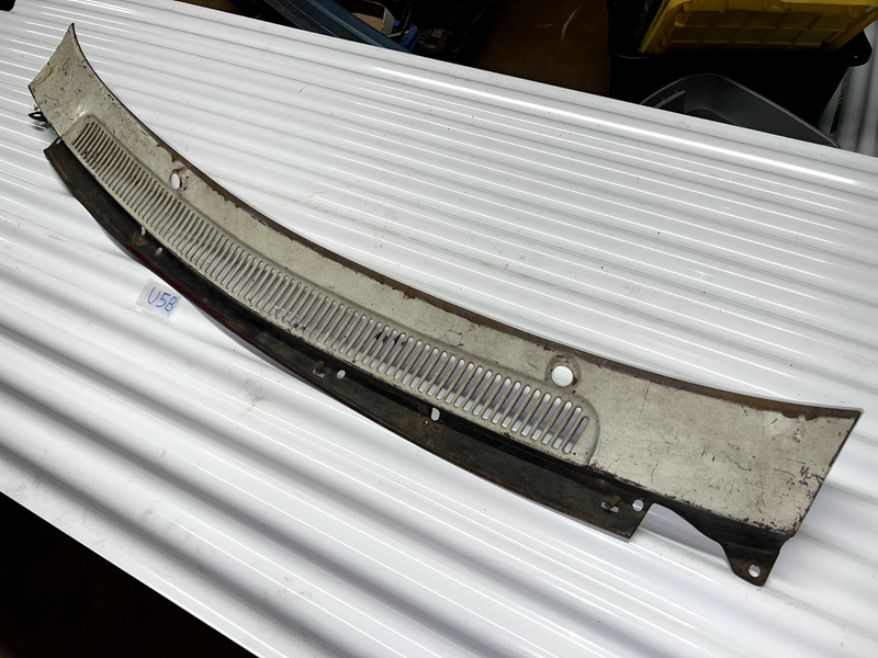 OEM 1965 Chevy Impala SS Hardtop Windshield Wiper Cowl Vent Panel 65 66 U5B-7
