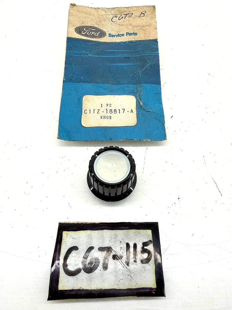 NOS 1961 – 1967 Ford Econoline Radio Receiver Control Knob C1TZ-18817-A C67-115