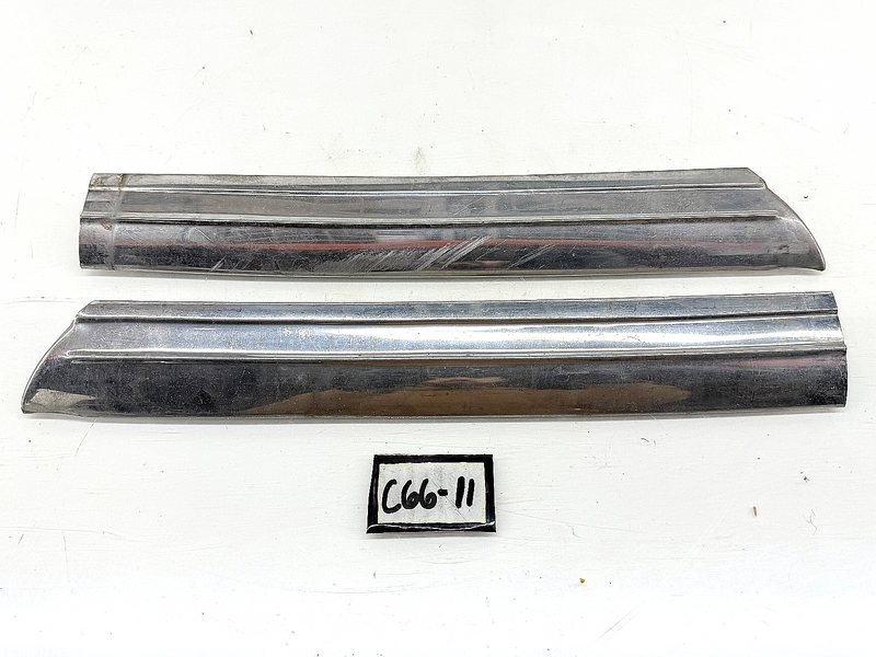 OEM 1963 1964 1965 Ford Falcon Mercury Comet Windshield Top Header Molding Pair