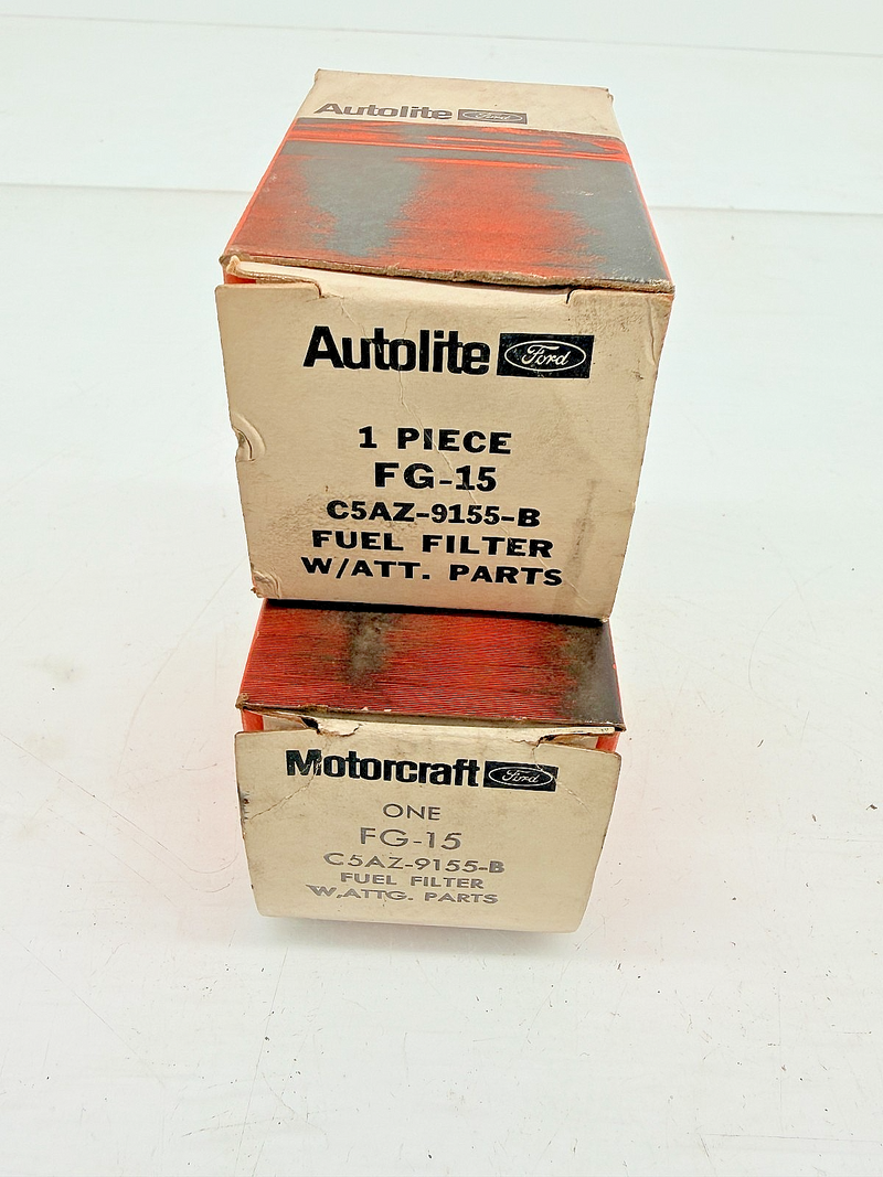 (1) NOS 1965 - 1969 Ford Mustang Galaxie Fuel Filters FG-15 C5AZ-9155-B C75-8