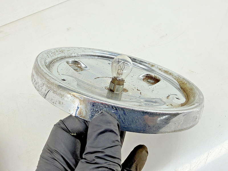 OEM 1956 Ford Fairlane T-Bird Crown Victoria Chrome Rear Light Housing C39-73