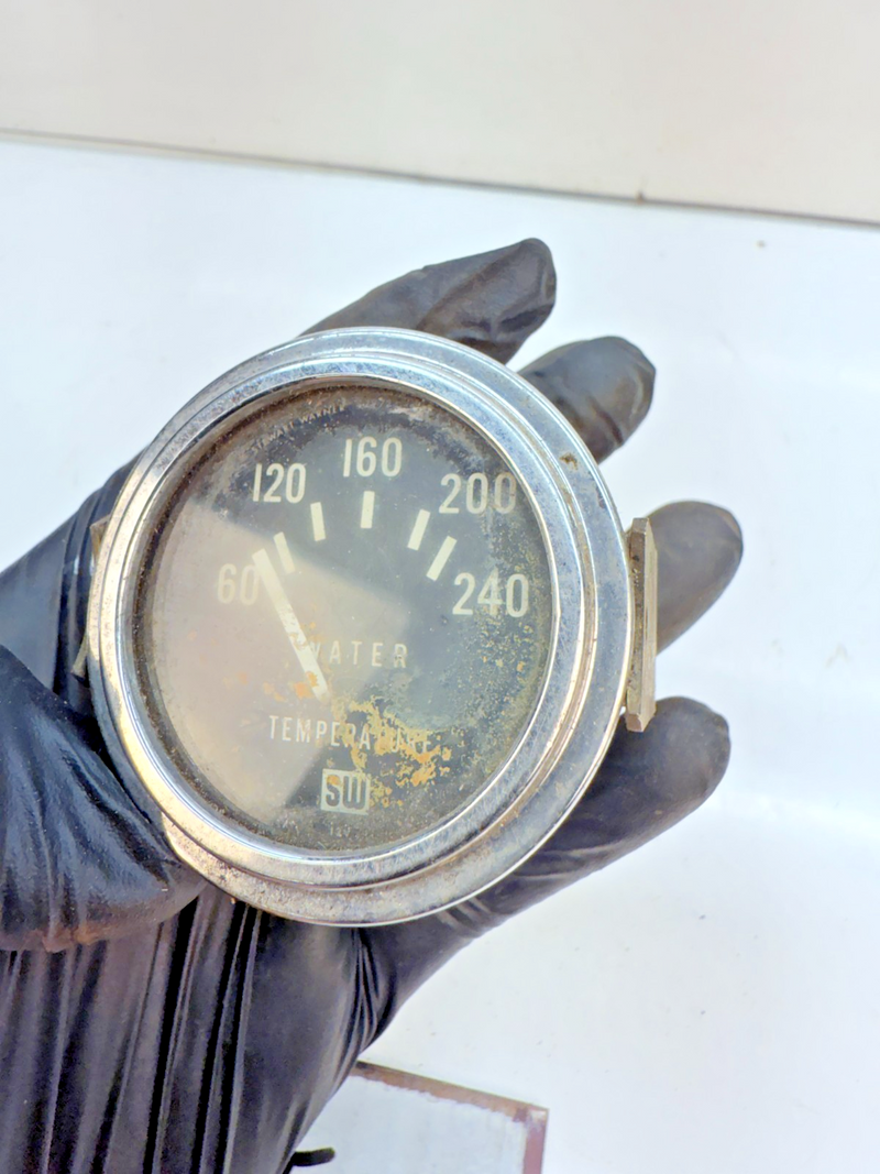 Vintage OEM Stewart Warner Aircraft Water Temperature Indicator 429724 B75-30