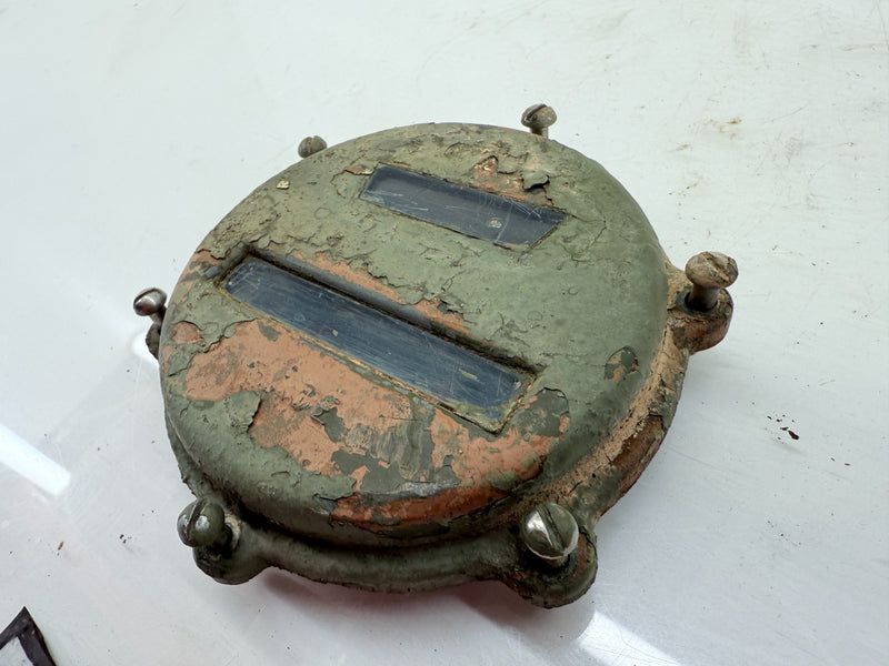 OEM 1950s Kaiser Willy M38 MC Jeep Rear Stop Light Turn Signal Lens Cover C40-10