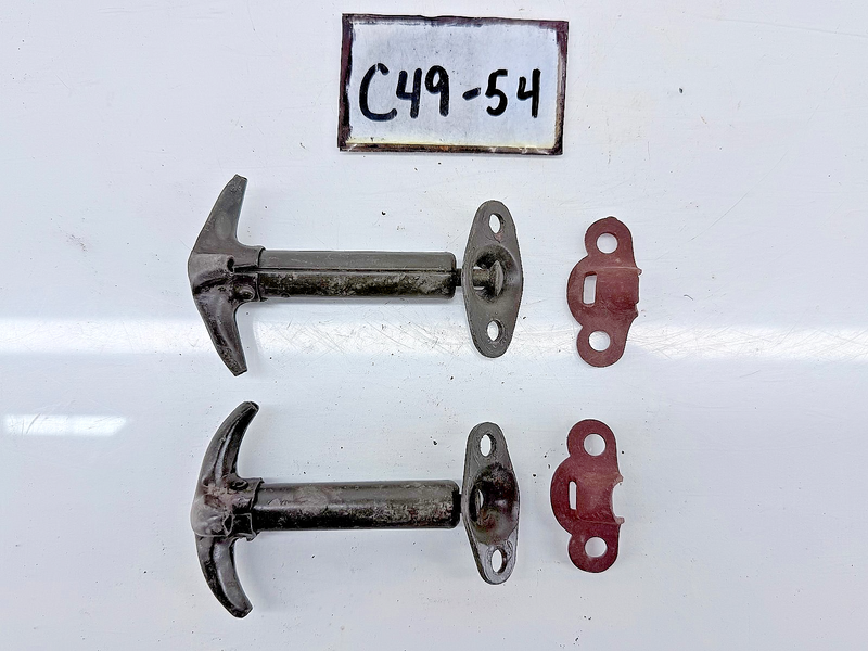 Original 1939 - 1945 Jeep Willys M38 SET Hood Latch Hooks GPW MB C49-54