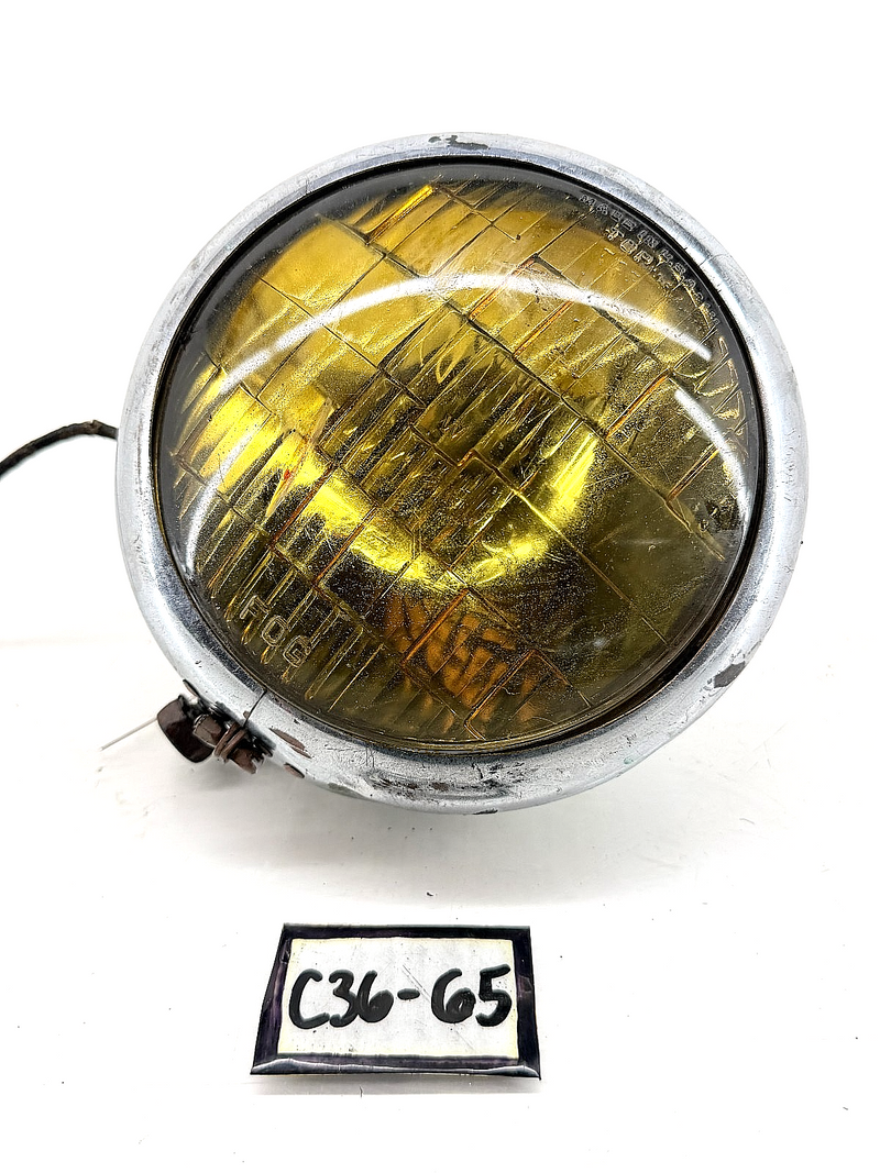 Vintage UNITY Model S-4 Fog Lamp Driving Light HOT RAT ROD C36-65