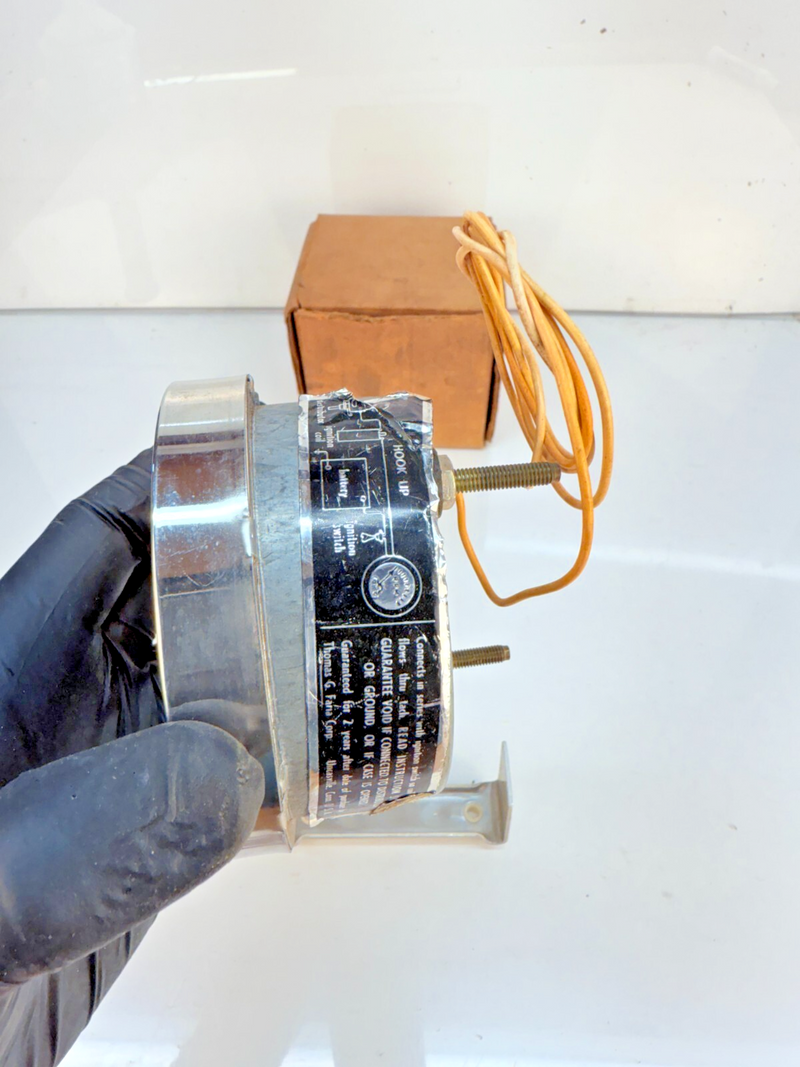 Vintage Original NOS 1960's Faria Tachometer 4,000 4K RPM B62-12