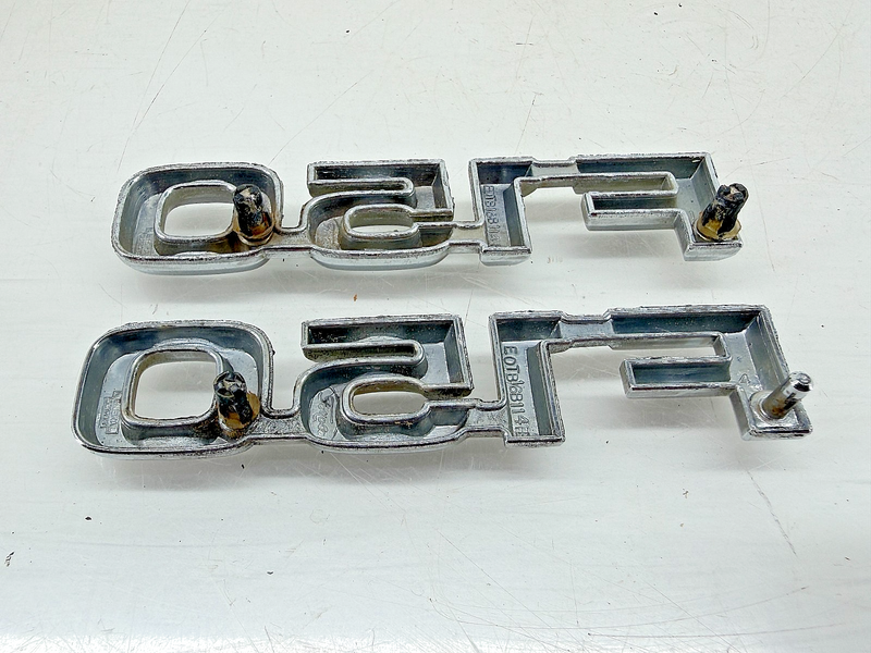 OEM 1980 1981 1982 FORD TRUCK F-150 EMBLEM PAIR E0TB-16B114-FB E7-115