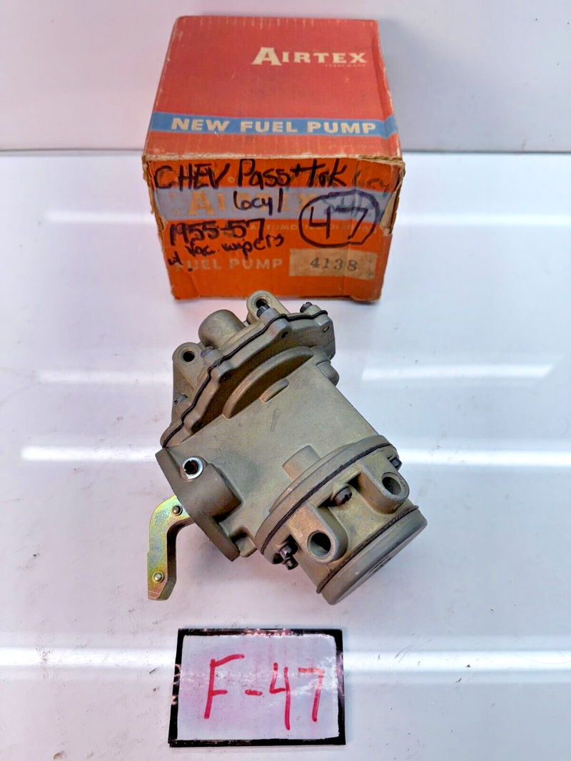 NORS Airtex 4138 Fuel Pump Double Action 1955 1956 1957 Chevrolet 6 cyl. F-47