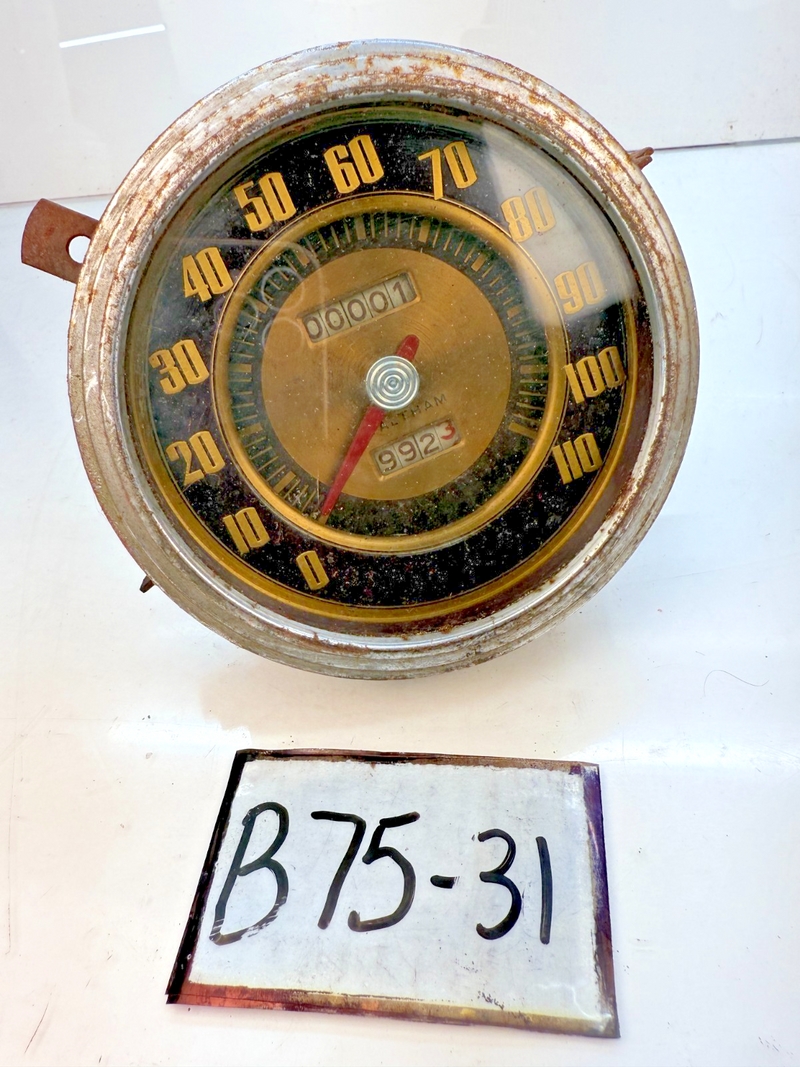 RARE OEM 1942 FORD MERCURY SPEEDOMETER 110 MPH B75-31